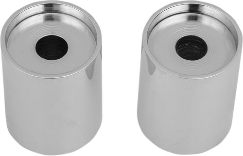 LA CHOPPERS LA-7413-53 Handlebar Riser Extensions - 2" x 1-1/2" - Chrome - 2" x 1-1/2" Chrome