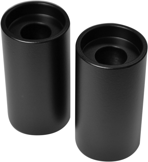LA CHOPPERS LA-7413-03M Handlebar Riser Extensions - 2" - Flat Black - 2" Flat Black