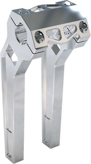 LA CHOPPERS LA-7481-10R Performance Risers - Pullback - 10" x 1-1/4" - Raw - Pullback 10" x 1-1/4" Raw