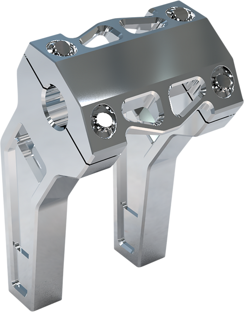 LA CHOPPERS LA-7471-06R Performance Risers - Pullback - 6" - Raw - Pullback 6" Raw