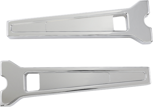 LA CHOPPERS LA-7470-10C Performance Risers - Straight - 10" - Chrome - Straight 10" Chrome