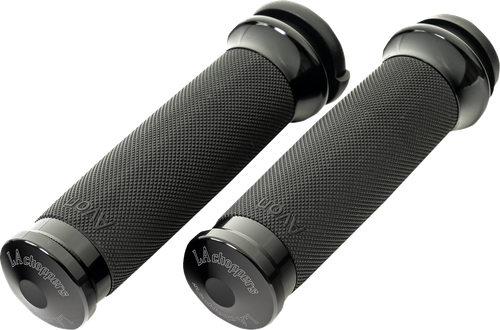 LA CHOPPERS LA-7493-00B County Line Grips - TBW - Black - TBW Black