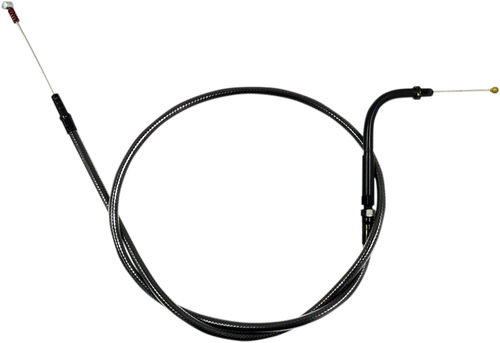 LA CHOPPERS LA-8005ID13M Midnight Braided Handlebar Idle Cable - 12"-14" - Touring - 12"-14" Touring