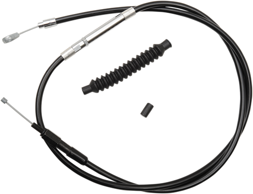 LA CHOPPERS LA-8110C08B Black Vinyl Clutch Cable - Mini Ape Hanger Handlebars - '07-'15 Softail - Mini Ape Hanger Handlebars '07-'15 Softail