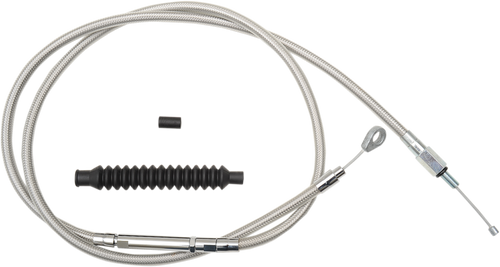 LA CHOPPERS LA-8005C16 Stainless Steel Braided Clutch Cable - 15"-17" Ape Hangers - '96-'07 Touring - 15"-17" Ape Hangers '96-'07 Touring