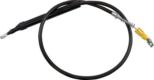 LA CHOPPERS LA-8155C13M Midnight Braided Clutch Cable - Quick Connect - 12"-14" Ape Hanger Handlebars - '18-'24 Softail - Quick Connect 12"-14" Ape Hanger Handlebars '18-'24 Softail