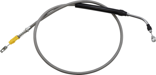 LA CHOPPERS LA-8056C16 Stainless Steel Braided Clutch Cable - 15"-17" Ape Hangers - '21-'22 FLH - 15"-17" Ape Hangers '21-'22 FLH