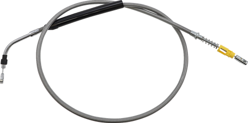 LA CHOPPERS LA-8056C19 Stainless Steel Braided Clutch Cable - 18"-20" Ape Hangers - '21-'22 FLH - 18"-20" Ape Hangers '21-'22 FLH