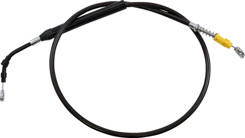 LA CHOPPERS LA-8058C16M Midnight Braided Clutch Cable - 15"-17" Ape Hanger Handlebars - '21-'22 Touring - 15"-17" Ape Hanger Handlebars '21-'22 Touring