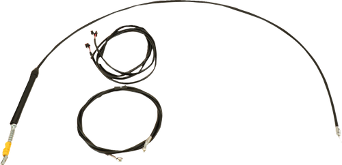 LA CHOPPERS LA-8063KT3-16B Complete Plug-and-Play Cable Kit - Upper - 15" - 17" Handlebars - '23-'25 Touring - Black - Upper 15" 17" Handlebars '23-'25 Touring Black