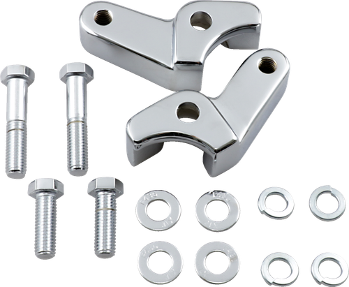 LA CHOPPERS LA-7590-06 Lowering Kit - Rear - Chrome - '18+ FL - Rear Chrome '18+ FL