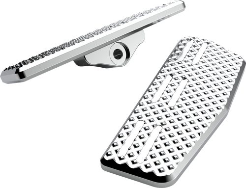 LA CHOPPERS LA-P101-01C Mini Floorboards - Driver - Chrome - Driver Chrome
