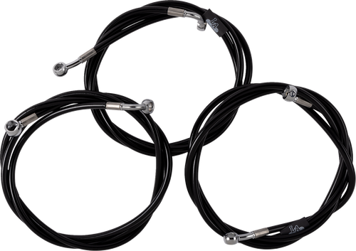 LA CHOPPERS LA-8059B13B Brake Line - Black