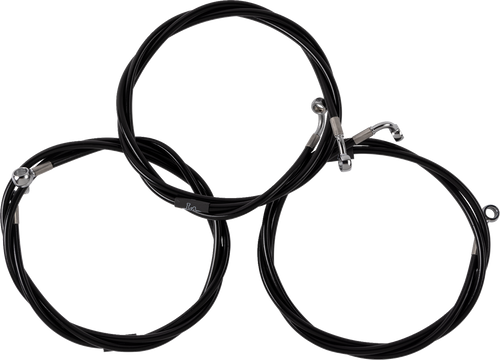 LA CHOPPERS LA-8059B16B Brake Line - Black