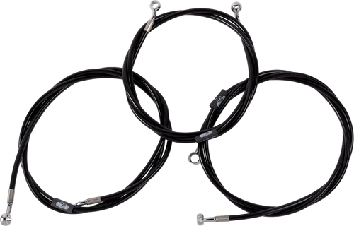 LA CHOPPERS LA-8059B19B Brake Line - Black