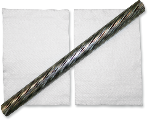 LA CHOPPERS LA-1230-24P 24" Universal Exhaust Baffle with Packing - 3"