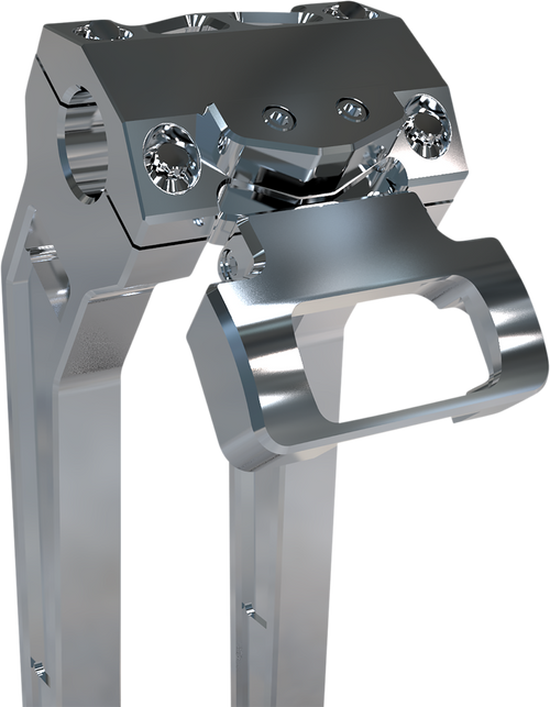 LA CHOPPERS LA-7397-00R Gauge Mount - Single - Raw - Softail - Single Raw Softail
