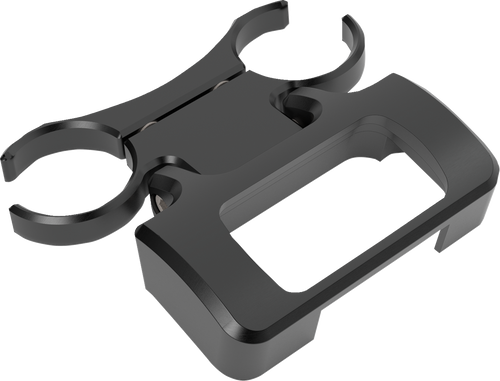 LA CHOPPERS LA-7398-20B T-Bar Gauge Mount - Black - 1.50" Diameter - M8 Softail - Black 1.50" Diameter M8 Softail
