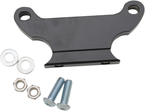 LA CHOPPERS LA-7390-01B T-Bar Gauge Mount - Gloss Black - 1.25" Diameter - Gloss Black 1.25" Diameter