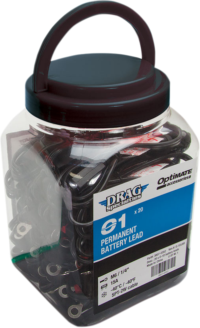 TECMATE O-01DJAR OptiMate™ Permanent Battery Lead O-01 - Jar of 20