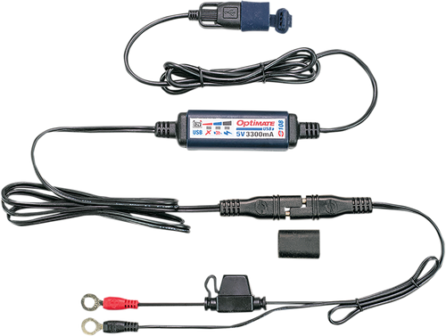 TECMATE O-108KIT OptiMate™ USB-A Charger with Battery Monitor