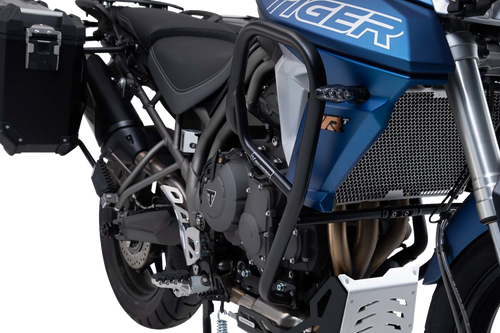 SW-MOTECH SBL.11.553.10001/B Crash Bar - Left/Right Black Triumph Tiger 800