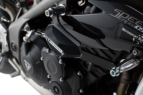SW-MOTECH STP.11.590.10300/B Frame Slider Kit - Triumph Speed Triple 1050 R/S/RS