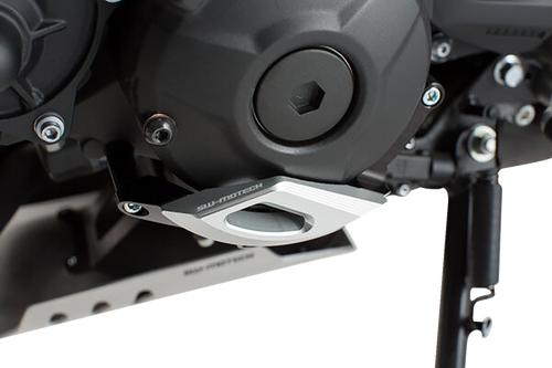 SW-MOTECH MSS.06.599.10100 Engine Case Protector - Black/Silver Yamaha