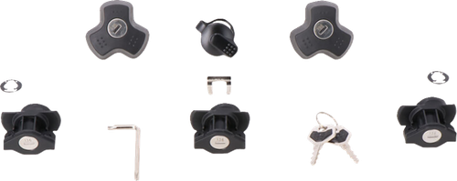 SW-MOTECH LOC.00.745.10200 DUSC Lock Set - 3 Locks + 1 TRAX Lock Set + 2 Anti-theft Devices
