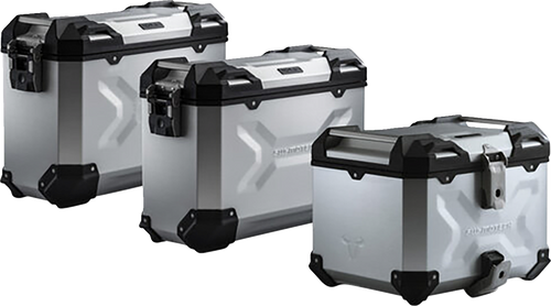 SW-MOTECH ADV.01.890.75100/S Adventure Luggage System - Silver Honda Africa Twin Adventure Sport '18-'19