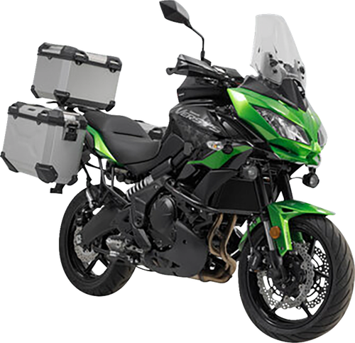 SW-MOTECH ADV.08.518.75000/S Adventure Luggage System - Silver Kawasaki Versys 650 '14-'22