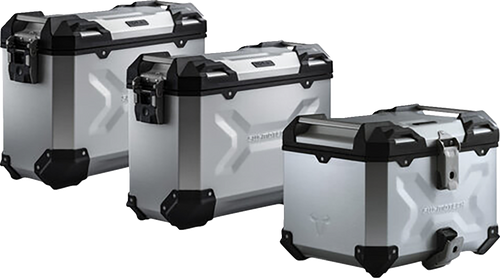 SW-MOTECH ADV.17.925.75000/S Adventure Luggage System - Silver Moto Guzzi V85 '19-'23