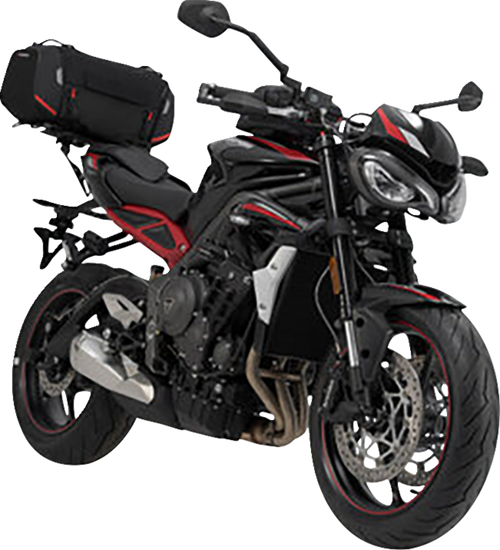 SW-MOTECH GPT.05.670.30000 Rackpack Tail Bag System - Black Suzuki SV650 '17-'26
