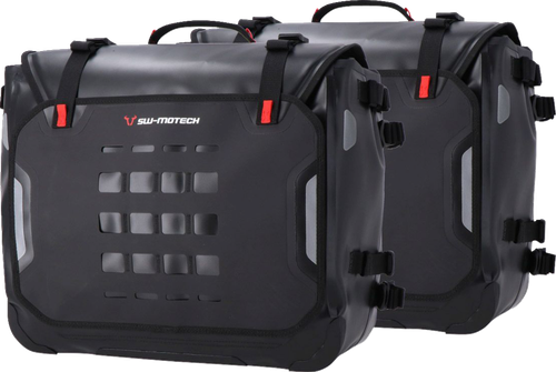 SW-MOTECH BC.SYS.01.622.21000B SysBag Side Bag System - Black Honda Africa Twin '16-'17