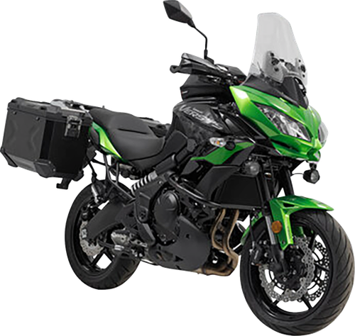 SW-MOTECH KFT.08.518.70100/B TRAX ADV Aluminum Case System - Black Kawasaki Versys 650 '14-'24
