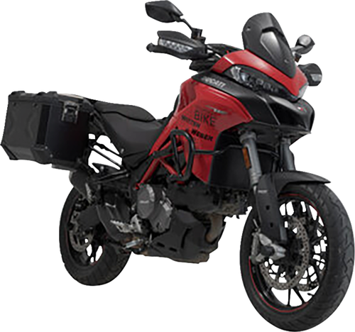 SW-MOTECH KFT.22.114.70102/B TRAX ADV Aluminum Case System - Black Ducati Multistrada 950/1200/1260/V2 '15-'24