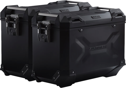 SW-MOTECH KFT.11.483.70101/B TRAX ADV Aluminum Case System - Black Triumph Tiger/Tiger Explorer 1200 '12-'21