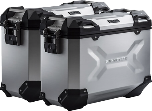 SW-MOTECH KFT.07.094.70000/S TRAX ADV Aluminum Case System - Silver BMW F 650 GS/G 650 GS '99-'15