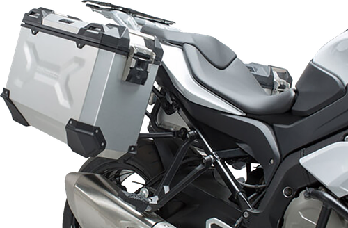 SW-MOTECH KFT.07.592.70001/S TRAX ADV Aluminum Case System - Silver BMW S 1000 XR '15-'19