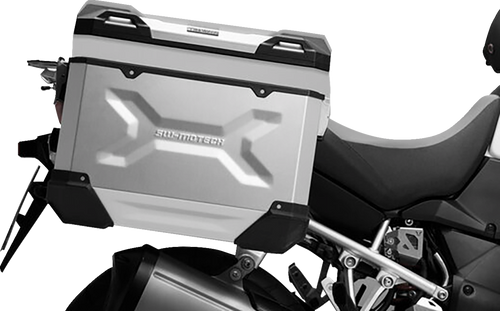 SW-MOTECH KFT.04.333.70002/S TRAX ADV Aluminum Case System - Silver KTM Adventure 1050/1090/1190/Super Adventure 1290 '13-'20