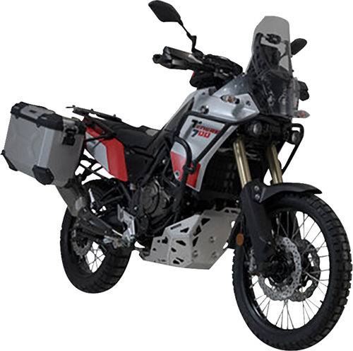 SW-MOTECH KFT.06.799.70002/S TRAX ADV Aluminum Case System - Silver Yamaha Tenere 700 '19-'26/World Raid '26