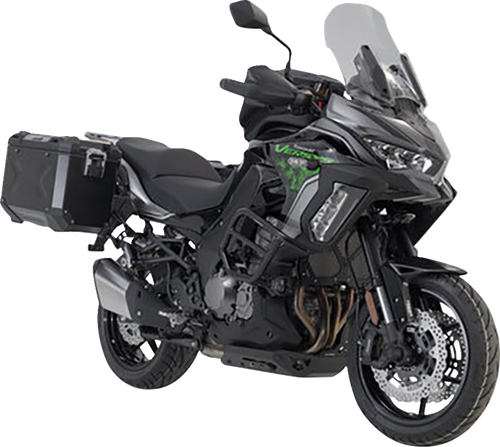 SW-MOTECH KFT.08.922.70001/B TRAX ADV Aluminum Case System - Black Kawasaki Versys 1000 '18-'23