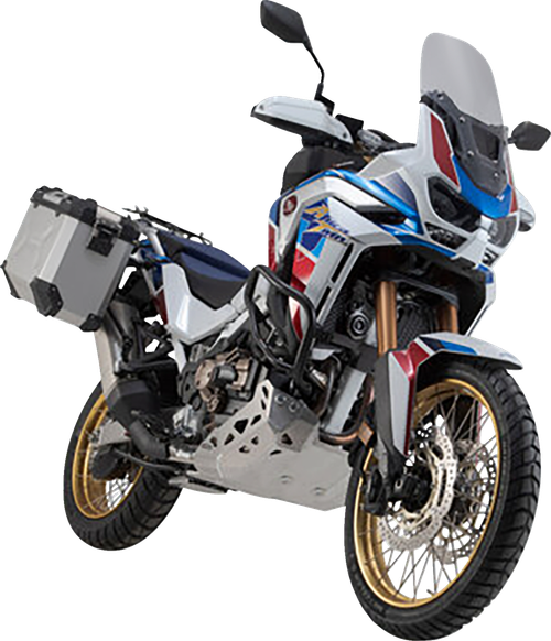 SW-MOTECH KFT.01.942.70001/S TRAX ADV Aluminum Case System - Silver Honda Africa Twin '19-'24
