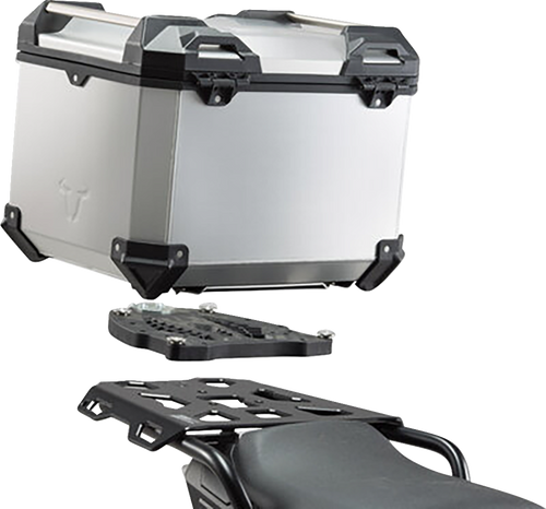 SW-MOTECH GPT.07.782.70100/S TRAX ADV Top Case System with Lowering Kit - Silver BMW
