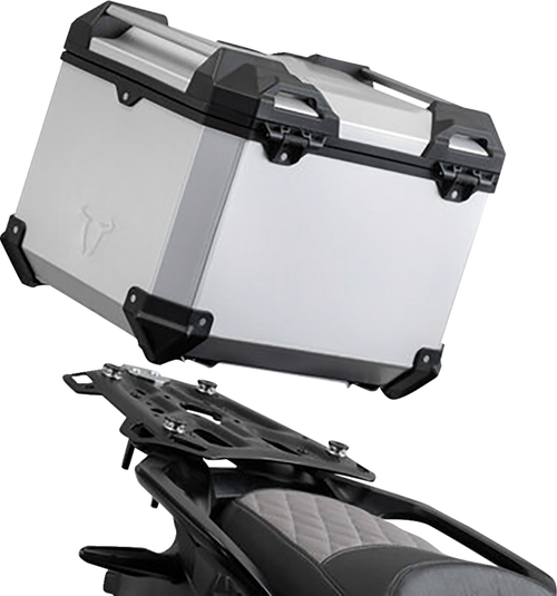 SW-MOTECH GPT.11.747.70001/S TRAX ADV Top Case System - Silver Triumph Tiger 800 '10-'19