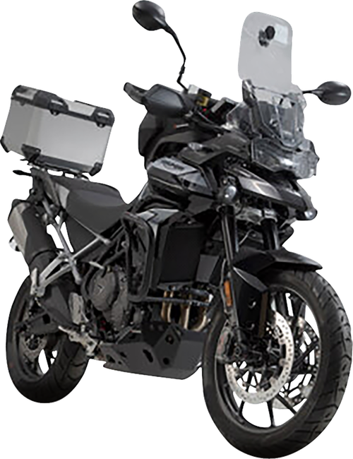 SW-MOTECH GPT.11.953.70000/S TRAX ADV Top Case System - Silver Triumph Tiger 850 Sport/Tiger 900/Tiger 1200 '20-'24
