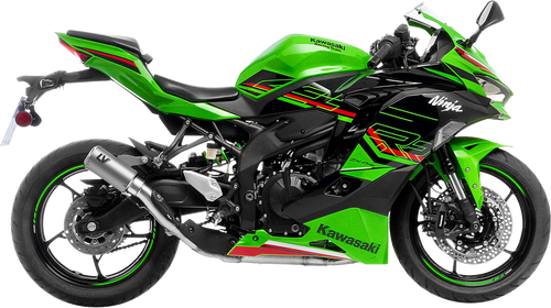 LEOVINCE 15409STU LV Corsa S Slip-On Muffler - Titanium Kawasaki ZX-4R/RR