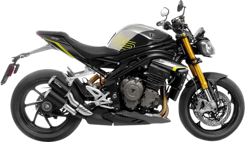 LEOVINCE 15271B LV-10 Black Edition Slip-on Muffler - Triumph Speed Triple 1200 RR/RS/RX