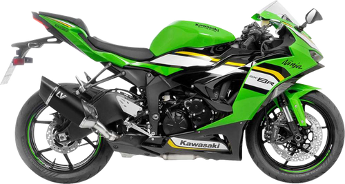 LEOVINCE 15625BU LV-14 R Black Edition Slip-On Muffler - Kawasaki ZX-6R