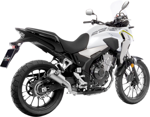 LEOVINCE 15273U LV-10 Slip-On Muffler - Stainless Steel CB/CBR 500 F/R/X